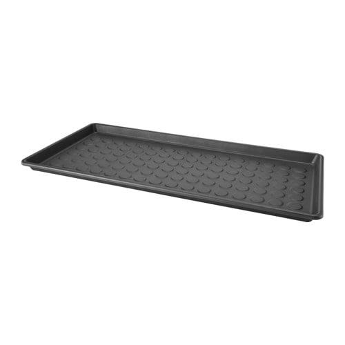 BAGGMUCK Shoe tray, indoor/outdoor, gray - IKEA